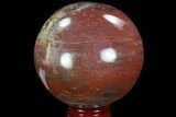 Bargain, Colorful, Petrified Wood Sphere - Madagascar #98459-1
